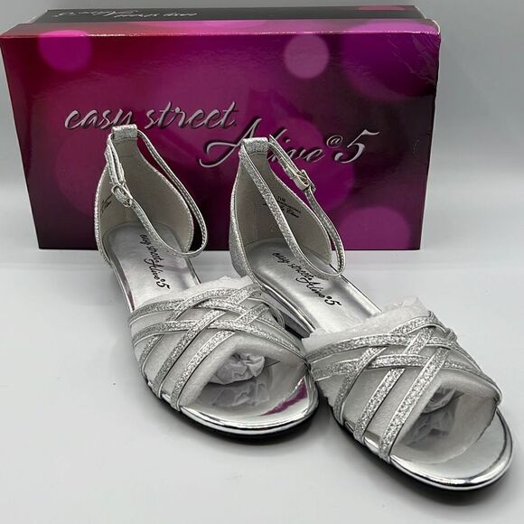 East Street Tarrah Silver 7.5 - Picture 1 of 6